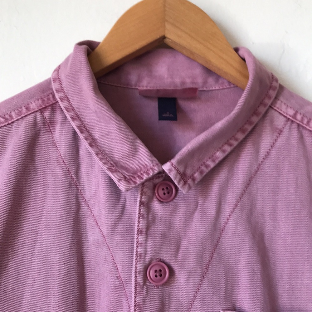 Universal Thread denim boiler jumpsuit pink lavender Cargo Utility 8 - Picture 11 of 16